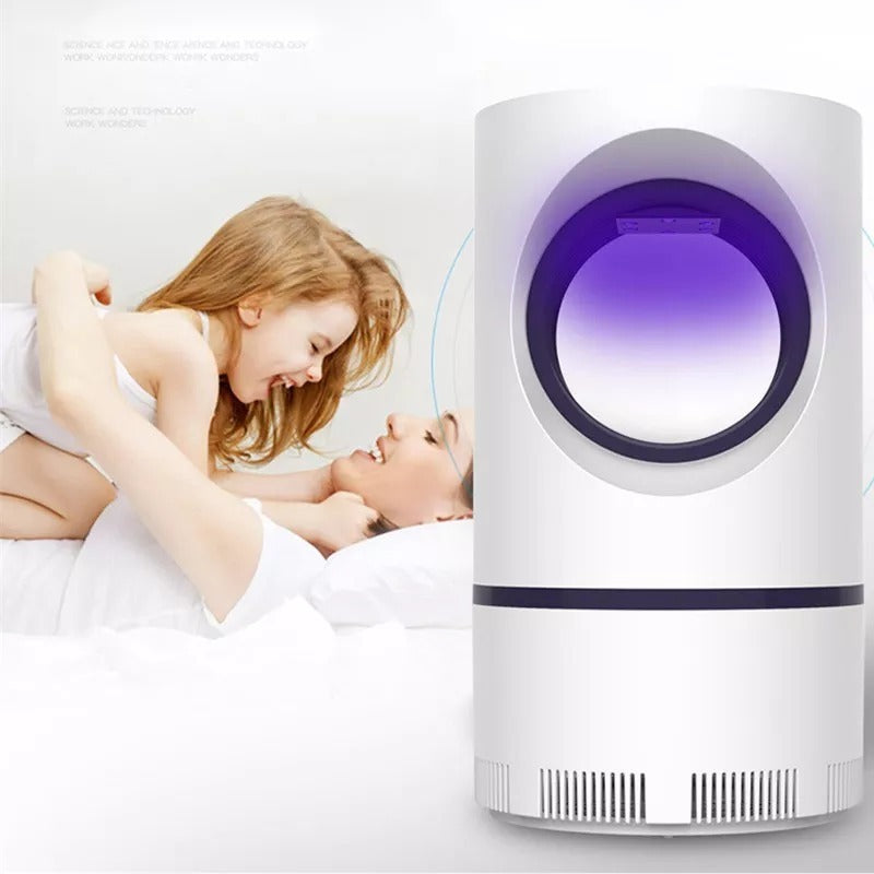 Mosquito Killer Lamp Electric Shocker Round with Charger – Powerful 360° UV Light Insect Trap for Home, Room & Outdoor Use | Safe, Silent & Eco-Friendly Bug Zapper