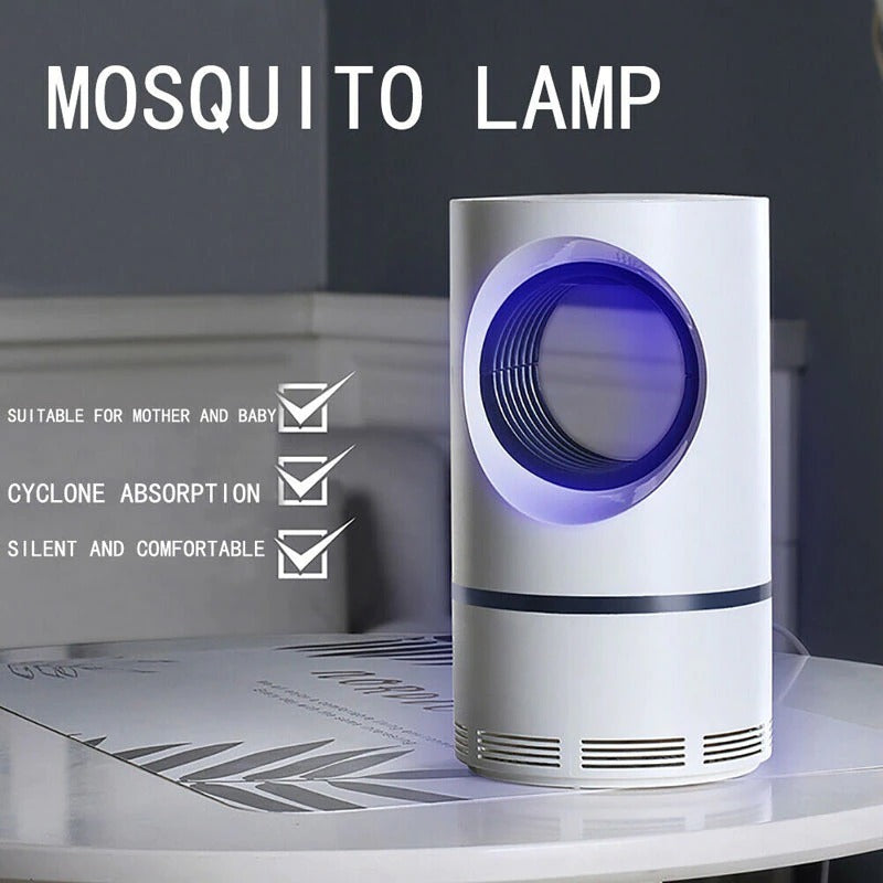 Mosquito Killer Lamp Electric Shocker Round with Charger – Powerful 360° UV Light Insect Trap for Home, Room & Outdoor Use | Safe, Silent & Eco-Friendly Bug Zapper