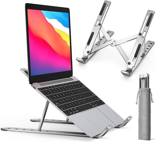 Laptop Stand | Creative Folding Storage Bracket | Adjustable Portable Durable | 24×4.5cm Folded / 24×16.5cm Opened